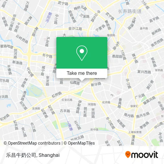 乐昌牛奶公司 map