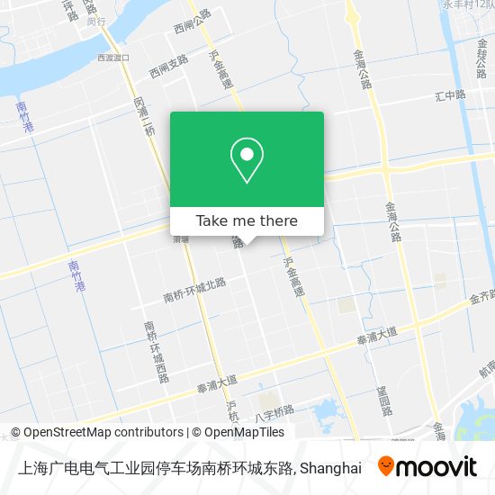 上海广电电气工业园停车场南桥环城东路 map