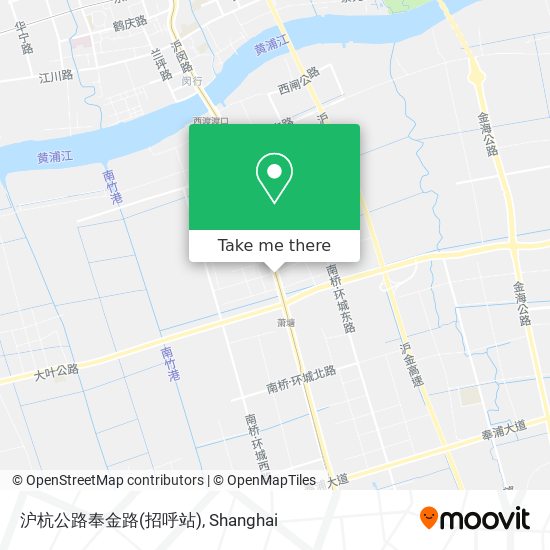 沪杭公路奉金路(招呼站) map