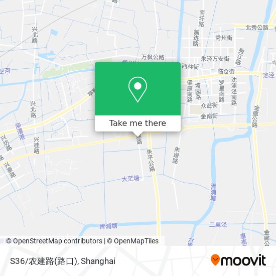 S36/农建路(路口) map