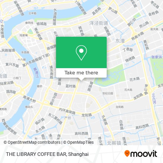 THE LIBRARY COFFEE BAR map