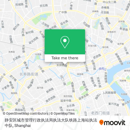 静安区城市管理行政执法局执法大队铁路上海站执法中队 map