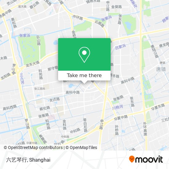 六艺琴行 map