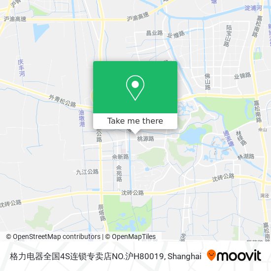 格力电器全国4S连锁专卖店NO.沪H80019 map