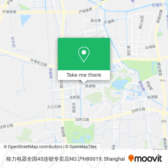 格力电器全国4S连锁专卖店NO.沪H80019 map