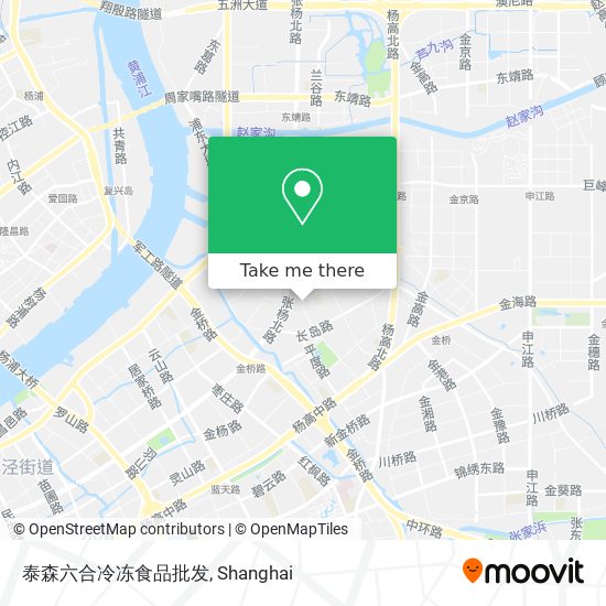 泰森六合冷冻食品批发 map