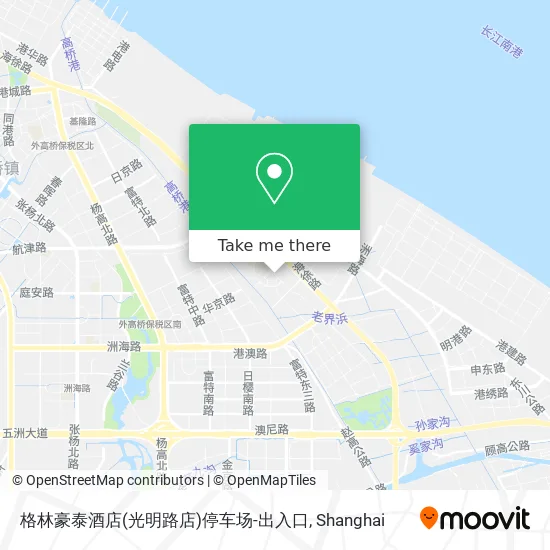 格林豪泰酒店(光明路店)停车场-出入口 map