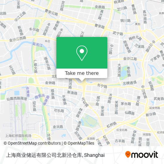 上海商业储运有限公司北新泾仓库 map