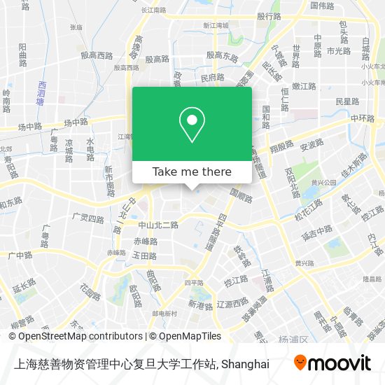 上海慈善物资管理中心复旦大学工作站 map