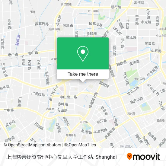 上海慈善物资管理中心复旦大学工作站 map