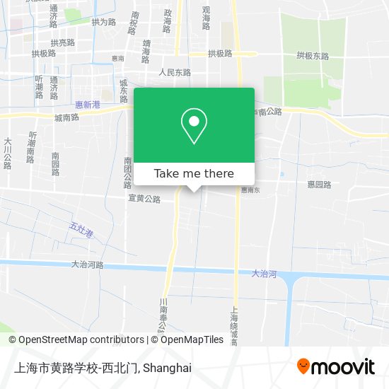 上海市黄路学校-西北门 map