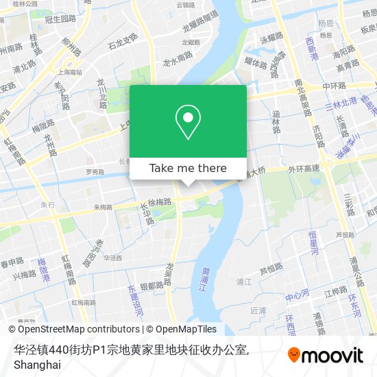 华泾镇440街坊P1宗地黄家里地块征收办公室 map