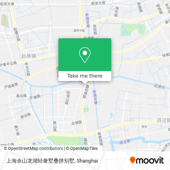 上海佘山龙湖轻奢墅叠拼别墅 map