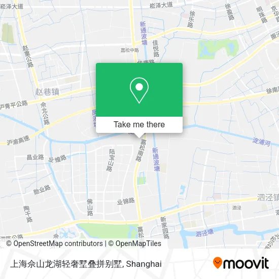 上海佘山龙湖轻奢墅叠拼别墅 map