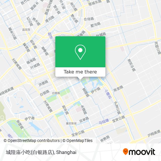 城隍庙小吃(白银路店) map