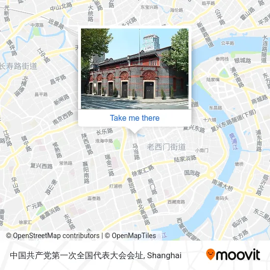 中国共产党第一次全国代表大会会址 map