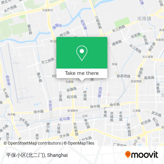 平保小区(北二门) map