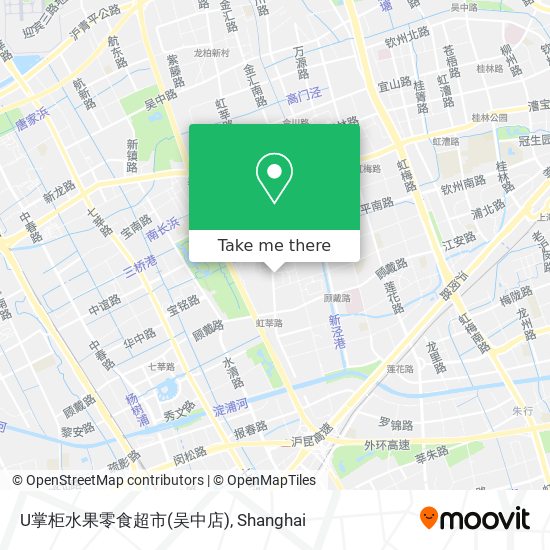 U掌柜水果零食超市(吴中店) map