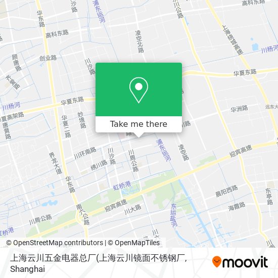 上海云川五金电器总厂 map