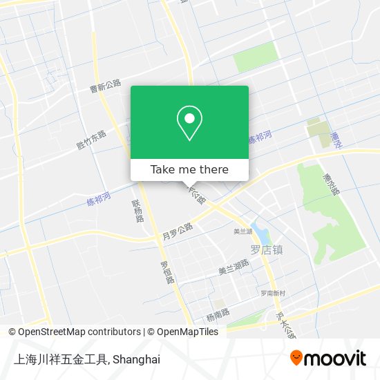 上海川祥五金工具 map