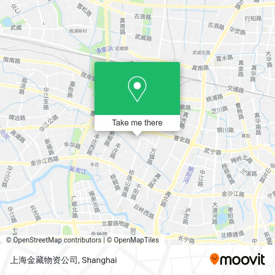 上海金藏物资公司 map