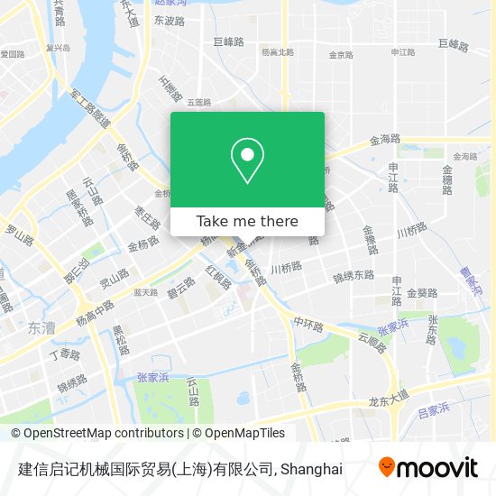 建信启记机械国际贸易(上海)有限公司 map