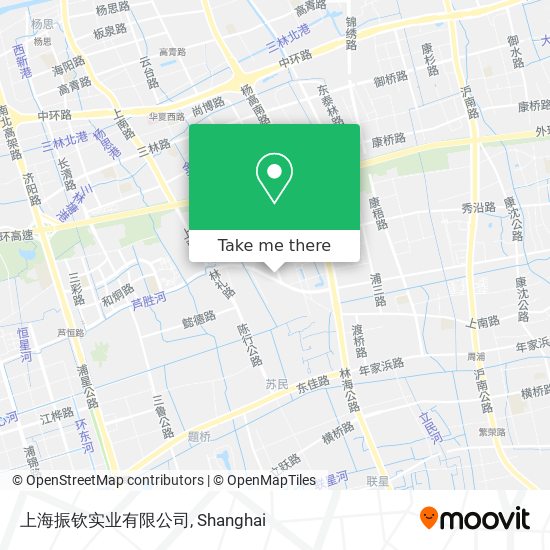 上海振钦实业有限公司 map