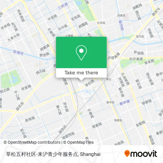莘松五村社区-来沪青少年服务点 map