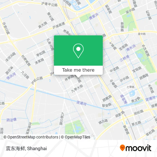 震东海鲜 map