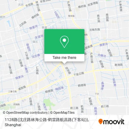 1128路(沈庄路林海公路-鹤雷路航昌路(下客站)) map