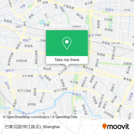 巴黎贝甜(华江路店) map