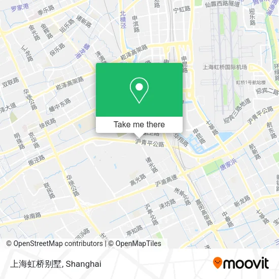 上海虹桥别墅 map