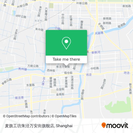 麦旗工坊朱泾万安街旗舰店 map