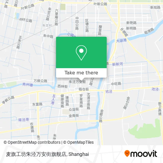 麦旗工坊朱泾万安街旗舰店 map