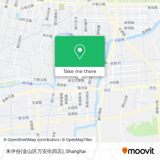 来伊份(金山区万安街四店) map