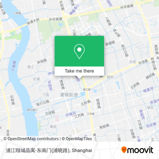 浦江颐城晶寓-东南门(浦晓路) map