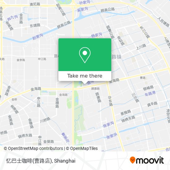 忆巴士咖啡(曹路店) map