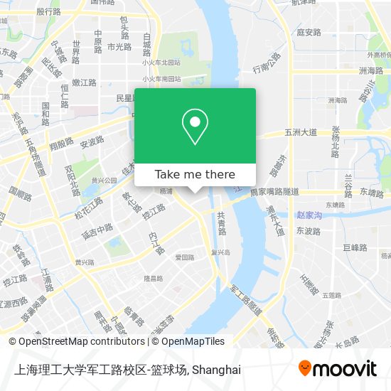 上海理工大学军工路校区-篮球场 map