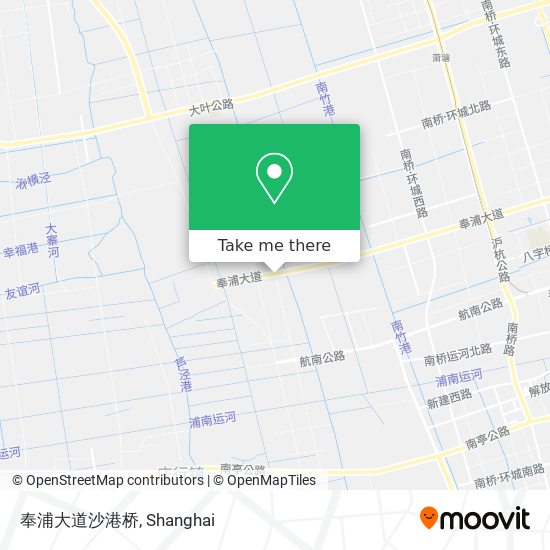 奉浦大道沙港桥 map