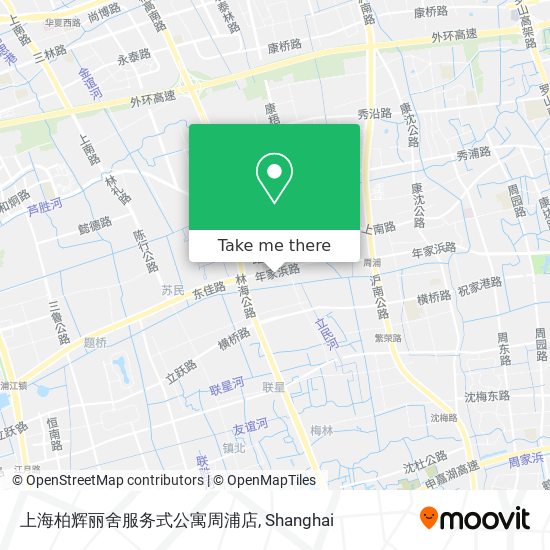 上海柏辉丽舍服务式公寓周浦店 map