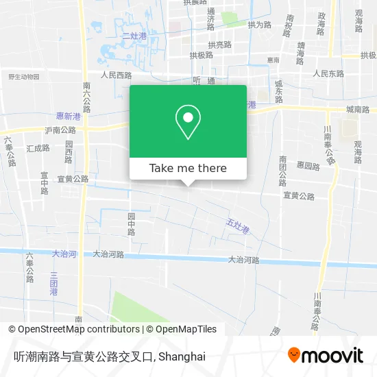 听潮南路与宣黄公路交叉口 map