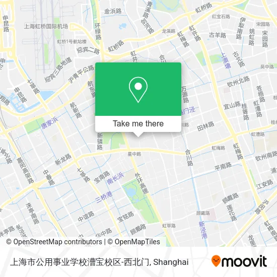 上海市公用事业学校漕宝校区-西北门 map