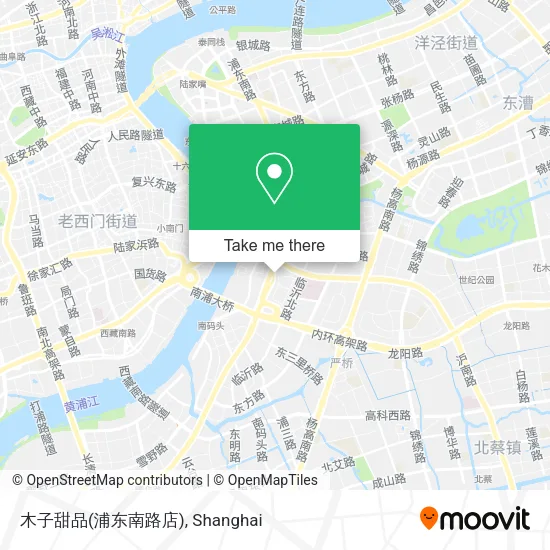 木子甜品(浦东南路店) map