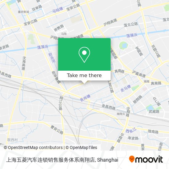 上海五菱汽车连锁销售服务体系南翔店 map