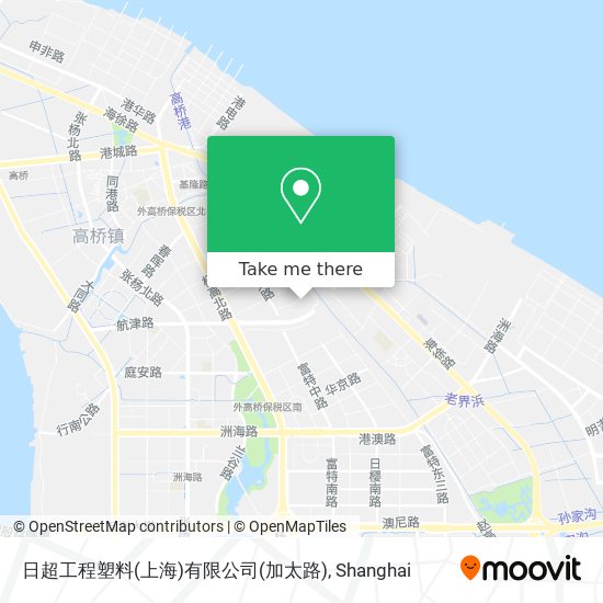 日超工程塑料(上海)有限公司(加太路) map