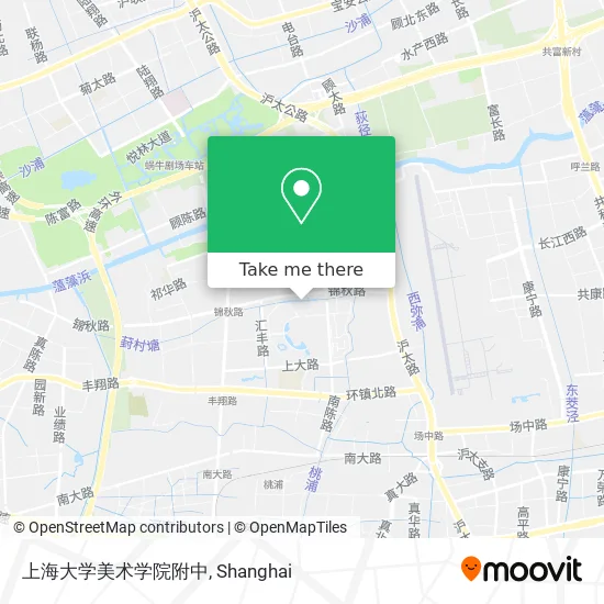 上海大学美术学院附中 map