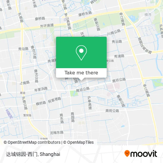 达城锦园-西门 map