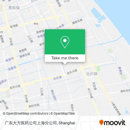 广东大方医药公司上海分公司 map