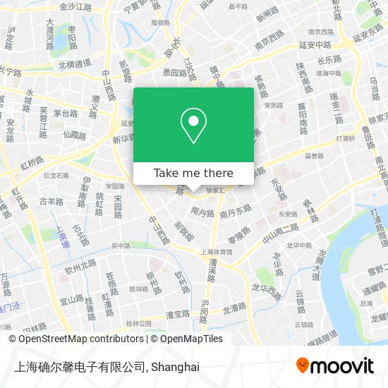 上海确尔馨电子有限公司 map