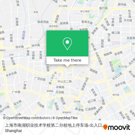 上海市南湖职业技术学校第二分校地上停车场-出入口 map